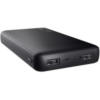 Акумулятор портативний літій-іонний power bank Trust Primo ECO, 20000мА·год, 2хUSB-A/USB-C, 15W, чорний Акумулятор портативний літій-іонний power bank Trust Primo ECO, 20000мА·год, 2хUSB-A/USB-C, 15W, чорний