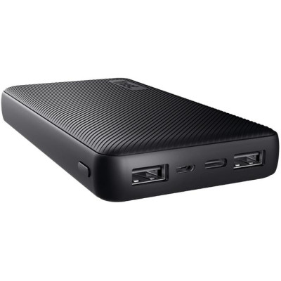 Акумулятор портативний літій-іонний power bank Trust Primo ECO, 20000мА·год, 2хUSB-A/USB-C, 15W, чорний Акумулятор портативний літій-іонний power bank Trust Primo ECO, 20000мА·год, 2хUSB-A/USB-C, 15W, чорний