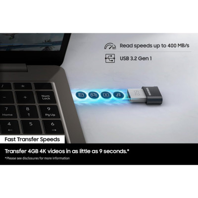 Накопичувач Samsung 512GB USB 3.1 Type-A Fit Plus