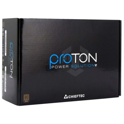 Блок живлення CHIEFTEC Proton  (500W), >85%, 80+ Bronze, 120мм, 1xMB 24pin(20+4), 1xCPU 8pin(4+4), 3xMolex, 6xSATA, 2xPCIe 8pin(6+2)