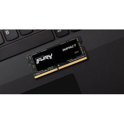 Пам'ять ноутбука Kingston DDR4 16GB KIT (8GBx2) 3200 FURY Impact