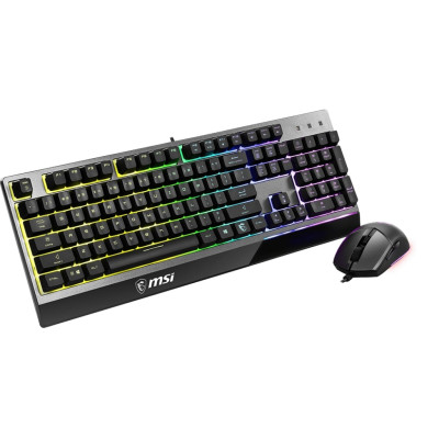 Комплект клавіатура та миша MSI Vigor GK30 COMBO UA USB, EN/UKR/RU, RGB, чорний Комплект клавіатура та миша MSI Vigor GK30 COMBO UA USB, EN/UKR/RU, RGB, чорний