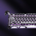 Клавіатура магнітна GravaStar Mercury V75 Pro 80keys, Magnetic Jade Gaming, 8K, USB-A, RGB, Iron Purple