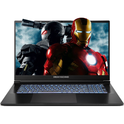 Ноутбук Dream Machines RG5060-17 17.3QHD IPS, Intel i9-14900HX, 32GB, F2TB, NVD5060-8, DOS, чорний