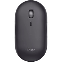 Миша Trust Puck Rechargeable,  Ultra-Thin,  BT/WL,  Silent,  чорний