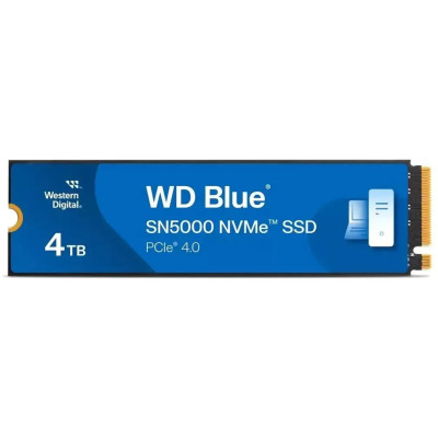 Накопичувач SSD WD M.2 4TB PCIe 4.0 Blue SN5000