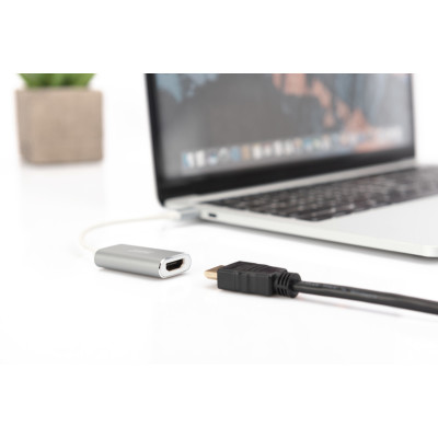 Адаптер DIGITUS USB-C - HDMA UHD 4K, M/F, 0.2м Адаптер DIGITUS USB-C - HDMA UHD 4K, M/F, 0.2м