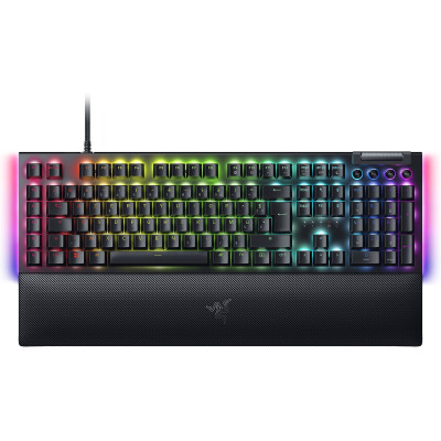 Клавіатура механічна Razer BlackWidow V4, 114key, Yellow Switch, USB-A, EN/RU, RGB, чорний Клавіатура механічна Razer BlackWidow V4, 114key, Yellow Switch, USB-A, EN/RU, RGB, чорний