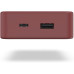 Акумулятор портативний літій-іонний Power Bank Hama 20000 мА·год, USB-C/USB-A, red