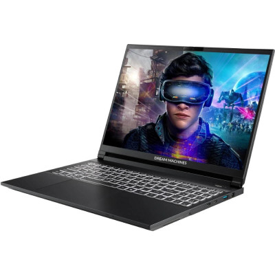 Ноутбук Dream Machines RT5070-15 15.6FHD IPS, AMD R7 H255, 32GB, F1TB, NVD5070-8, DOS, чорний