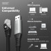 Кабель DIGITUS Ethernet USB-A - RJ45 CAT 6A S/FTP, 1 Gbit/s, 3m, LSZH