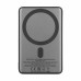 Акумулятор портативний літій-іонний Power Bank 2E Slim Wireless QI 10000мА·год, 20Вт, PD, сірий