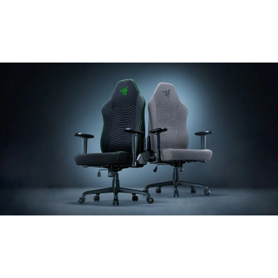 Крісло Razer Iskur V2 X, тканина, 2D-Armrests, сірий світлий