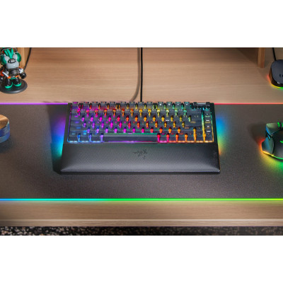 Клавіатура Razer BlackWidow V4 75% RGB 83key Mechanical Tactile Switch GEN-3, USB-A, EN, чорний Клавіатура Razer BlackWidow V4 75% RGB 83key Mechanical Tactile Switch GEN-3, USB-A, EN, чорний