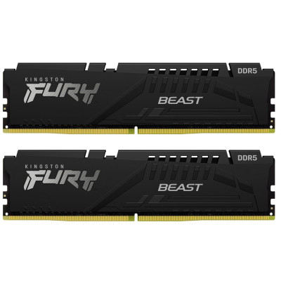 Пам'ять ПК Kingston DDR5 64GB KIT (32GBx2) 5600 FURY Beast