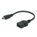 Адаптер DIGITUS miniUSB > USB-AF, OTG
