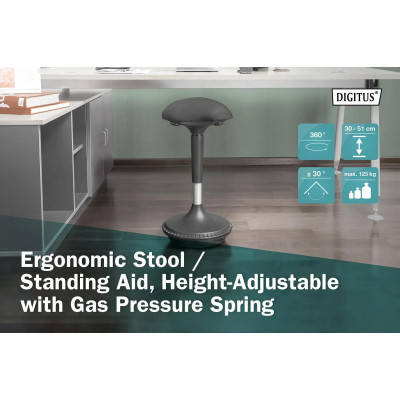 Стілець DIGITUS Ergonomic Standing Chair Стілець DIGITUS Ergonomic Standing Chair