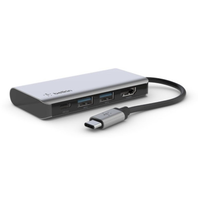 Хаб Belkin USB-C 4в1 HDMI/2хUSB-A/USB-C Хаб Belkin USB-C 4в1 HDMI/2хUSB-A/USB-C