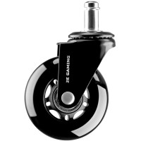 Крісельні коліщата 2E GAMING GWH-003 Universal, 64мм, комплект з 5 шт., чорний