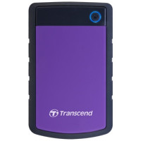 Портативний жорсткий диск Transcend 4TB USB 3.1 StoreJet 25H3 Фіолетовий Портативний жорсткий диск Transcend 4TB USB 3.1 StoreJet 25H3 Фіолетовий