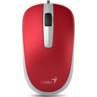 Миша Genius DX-120, USB-A, червоний