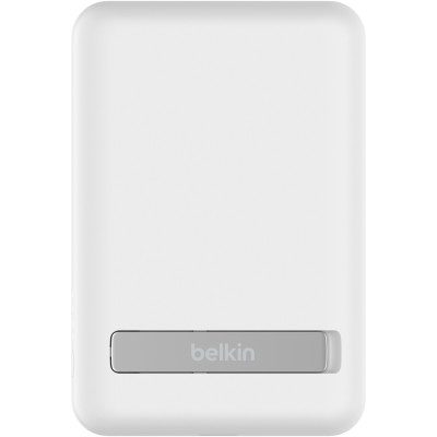 Акумулятор портативний літій-іонний Power Bank Belkin 5000мА·год, 7.5Вт, Magnetic, білий