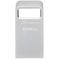 Накопичувач Kingston  128GB USB 3.2 Type-A Gen1 DT Micro R200MB/s Metal