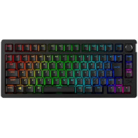 Клавіатура механічна HyperX Alloy Rise 75key, Red, USB-A/WL/BT, EN/UA, RGB, чорний