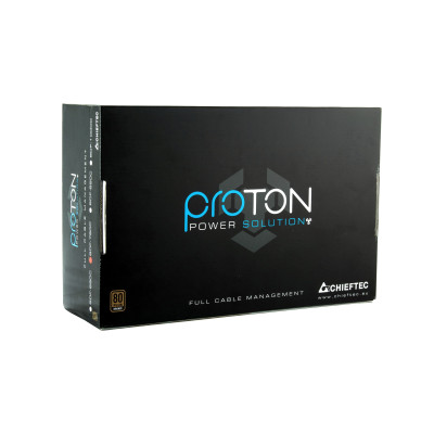 Блок живлення CHIEFTEC Proton  (750W), >85%, 80+ Bronze, 140мм, 1xMB 24pin(20+4), 1xCPU 8pin(4+4), 3xMolex, 6xSATA, 4xPCIe 8pin(6+2), Fully Modular