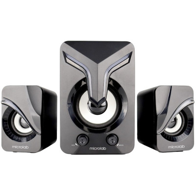 Акустична система MICROLAB U-270 2.1, 11W, USB, LED, чорний Акустична система MICROLAB U-270 2.1, 11W, USB, LED, чорний