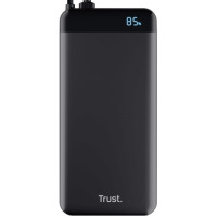 Акумулятор портативний літій-іонний power bank Trust Fiera, 20000мА·год, 2хUSB-C, 20W, PD/QC 3.0, чорний