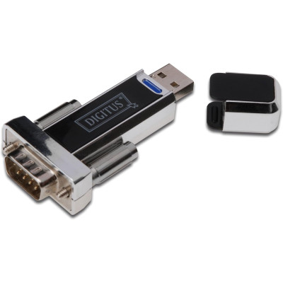 Адаптер DIGITUS USB 1.1 to RS232, чорний