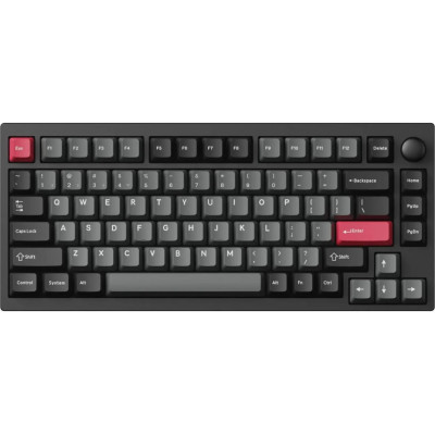 Клавіатура механічна Lemokey P1 Pro 84Key, Keychron Super Brown, WL/BT/USB-A, QMK/VIA, Hot-Swap, EN/UKR, RGB, Knob, Carbon Black Клавіатура механічна Lemokey P1 Pro 84Key, Keychron Super Brown, WL/BT/USB-A, QMK/VIA, Hot-Swap, EN/UKR, RGB, Knob, Carbon Black