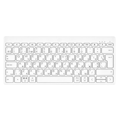 Клавіатура мембранна HP 350 Compact Multi-Device, 78key, BT, EN/UK, білий Клавіатура мембранна HP 350 Compact Multi-Device, 78key, BT, EN/UK, білий