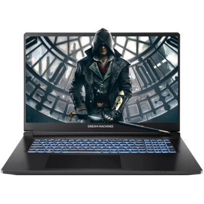 Ноутбук Dream Machines RT5050-17 17.3FHD IPS, AMD R7 H255, 16GB, F512GB, NVD5050-8, DOS, чорний