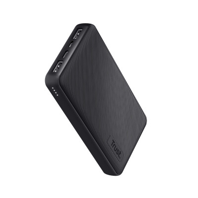 Акумулятор портативний літій-іонний power bank Trust Primo ECO, 20000мА·год, 2хUSB-A/USB-C, 15W, чорний Акумулятор портативний літій-іонний power bank Trust Primo ECO, 20000мА·год, 2хUSB-A/USB-C, 15W, чорний