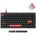Клавіатура механічна Lemokey X4 84Key, Keychron Red, USB-A, QMK/VIA, Hot-Swap, EN/UKR, RGB, чорний