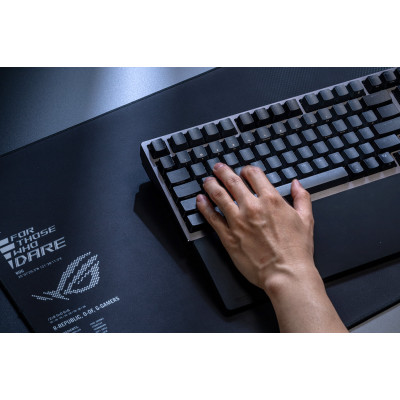 Клавіатура механічна ASUS ROG Azoth 96 HE, 96key, HFX V2 Magnetic Switches, USB-A/WL/BT, EN, RGB, чорний