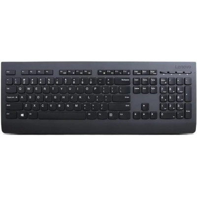 Клавіатура мембранна Lenovo Professional 108key, WL, EN/UKR/RU, чорний