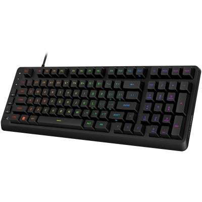 Клавіатура мембранна HyperX Alloy Origins EVE 1800 99key, Red, USB-A, EN/UA, RGB, чорний