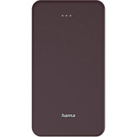 Акумулятор портативний літій-іонний Power Bank Hama 20000 мА·год, USB-C/USB-A, plum