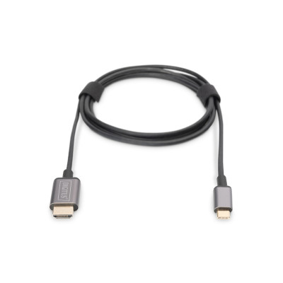 Адаптер DIGITUS USB-C - HDMA UHD 4K, M/M, 1.8м Адаптер DIGITUS USB-C - HDMA UHD 4K, M/M, 1.8м