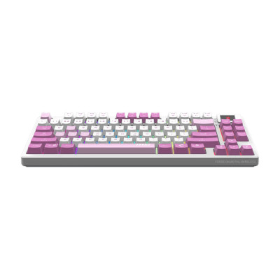 Клавіатура механічна MSI FORGE GK600 TKL W VIOLET UA 83key, mechanical Linear, USB-A, Wireless, Bluetooth, EN/UKR/RU, RGB, фіолетовий Клавіатура механічна MSI FORGE GK600 TKL W VIOLET UA 83key, mechanical Linear, USB-A, Wireless, Bluetooth, EN/UKR/RU, RGB, фіолетовий