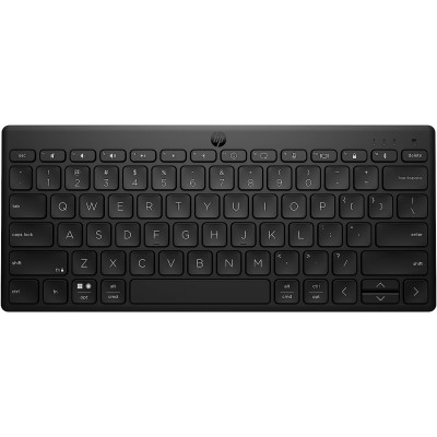 Клавіатура мембранна HP 350 Compact Multi-Device, 78key, BT, EN/UK, чорний