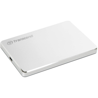 Портативний жорсткий диск Transcend 2TB USB 3.1 Type-C StoreJet 25C3S Срібний