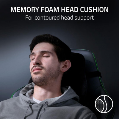 Крісло Razer Iskur V2 NewGen, EPU шкіра з CoolTouch™, 4D-Armrests, чорний