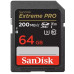 Карта пам'яті SanDisk SD 64GB C10 UHS-I U3 R200/W90MB/s Extreme Pro V30 Карта пам'яті SanDisk SD 64GB C10 UHS-I U3 R200/W90MB/s Extreme Pro V30