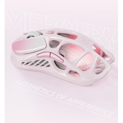 Миша GravaStar Mercury M1 Pro, magnesium alloy body, BT/WL/USB-A, RGB, Sakura Pink