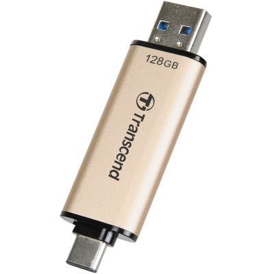 Накопичувач Transcend 128GB USB 3.2 Type-A + Type-C JetFlash 930 R420/W400MB/s Чорний