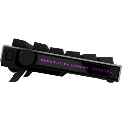Клавіатура механічна ASUS ROG Strix Morph 96, 99key, NX Snow V2, USB-A/WL/BT, EN/UK, RGB, чорний
